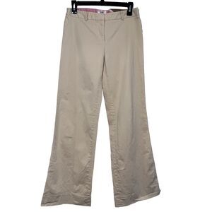 Milly Khaki Tan Stretch Cotton Casual Pants Size 4